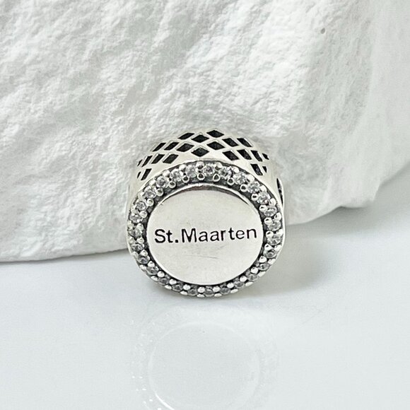 Pandora Sea Beach S925 Silver Bead Charm - Picture 6 of 9